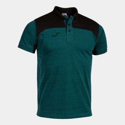 Tricou polo Winner II din bumbac, verde/negru, mărimea S, EOL