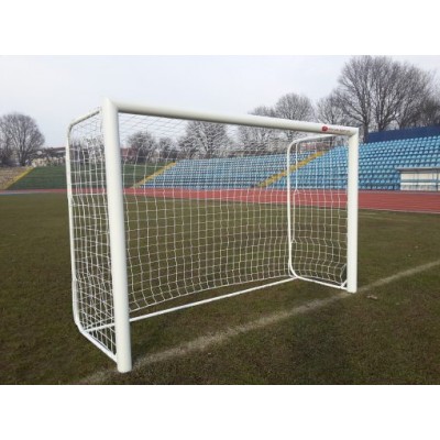 Plasă de poartă de fotbal 4x2 m Albă