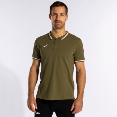 Tricou polo CONFORT II SHORT SLEEVE POLO KHAKI, JOMA