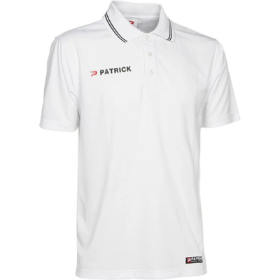 Tricou polo cu mânecă scurtă, alb, mărimea M, PATRICK, EOL