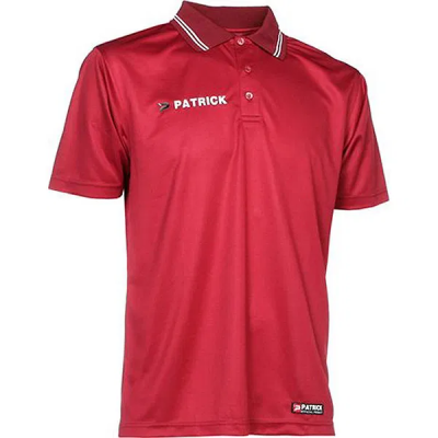 Tricou polo cu mânecă scurtă, vișiniu, mărimea 2XL, PATRICK, EOL