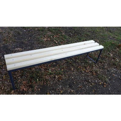 Bancă de parc fără spătar 1,8 m – monolit