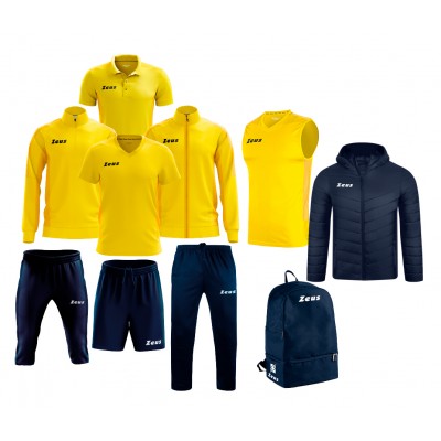 Set sport Box Start Line Galben/Albastru, ZEUS
