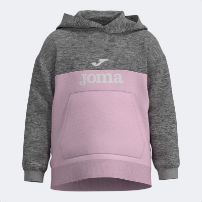 Hanorac copii SUDADERA CON CAPUCHA PARK ROSA GRIS MELANGE, JOMA