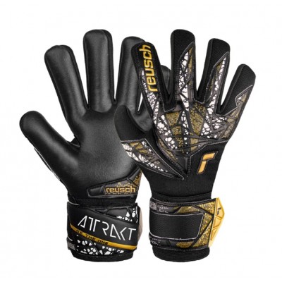 Mănuși de portar ATTRAKT SILVER NC FINGER SUPPORT JUNIOR, REUSCH