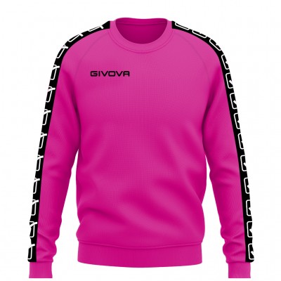 Bluza Felpa Girocollo band fuxia, L, GIVOVA