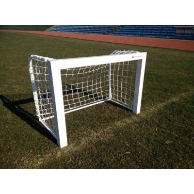 Mini-poartă de fotbal 1,2x1,0 m, monolit, profil aluminiu 80x80