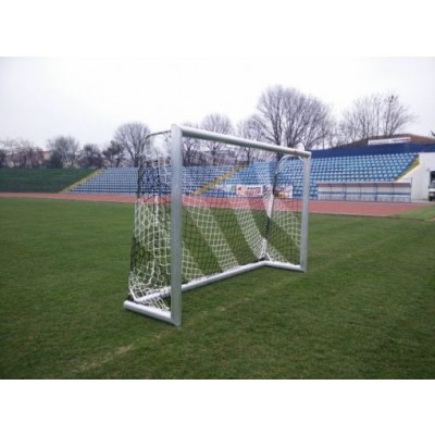 Poartă de fotbal monolitică 3x2, profil aluminiu 120x100 mm