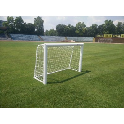 Mini-poartă de fotbal 1,8x1,2 m din profil oval de aluminiu 120x100 mm