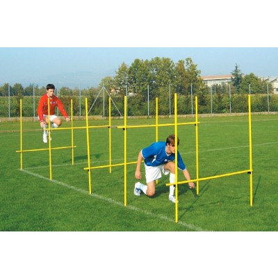 Bețe de slalom pentru exterior cu bară – set de 4 buc.