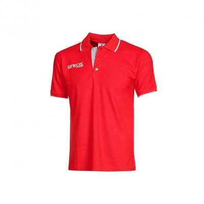 Tricou polo cu mânecă scurtă, roșu, mărimea 3XS, PATRICK, EOL