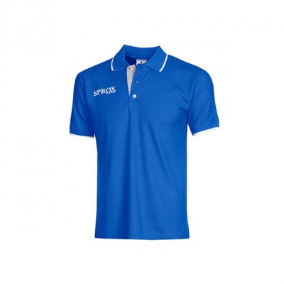 Tricou polo cu mânecă scurtă, albastru regal, mărimea XS, PATRICK, EOL
