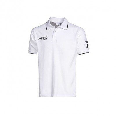 Tricou polo cu mânecă scurtă, alb, mărimea 3XS, PATRICK, EOL
