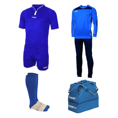 Set echipament fotbal Superbox Europa, Royal, MAXSPORT