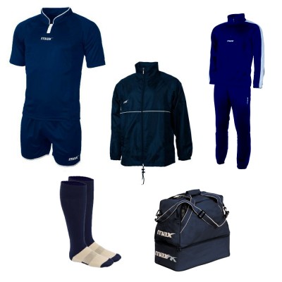 Set echipament fotbal Superbox Oceania, Bleumarin, MAXSPORT