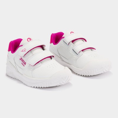 Pantofi sport GINKANA JR 2442 ALB FUCSIA, 26, JOMA